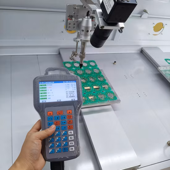 Bba Automatic Soldering Machine Electronic Table Top Plastic Phone Mobile Data Cable Wire USB PCB LED Strip Light Soldering Robot System